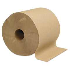 GEN 8 in. x 800 ft. 1 Ply Hardwound Towels - Brown (6/Carton)
