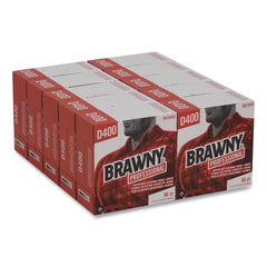 Georgia-Pacific 9.25 in. x 16.3 in. 1-Ply Medium Duty Premium DRC Wipers - Unscented, White (90/Box)