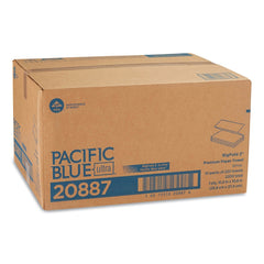 Georgia Pacific Professional 10.2 in. x 10.8 in. 1-Ply Pacific Blue Ultra Folded Paper Towels - White (2200/Carton)