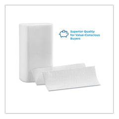 Georgia Pacific Professional 21000 9.2 in. x 9.4 in. 2 Ply Blue Select Multi-Fold Paper Towel - White (2000/Carton)