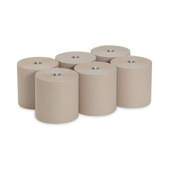 Georgia Pacific Professional 7.87 in. x 1000 ft. 1-Ply Hardwound Nonperforated Paper Towel Roll - Brown (6 Rolls/Carton)