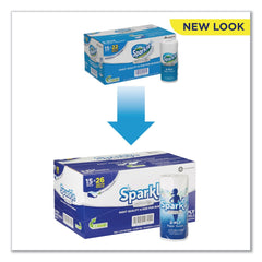 Georgia Pacific Professional 2717714 11 in. x 8.8 in. 2-Ply Sparkle Premium Perforated Paper Kitchen Towel Roll - White (15 Rolls/Carton)
