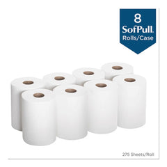 Georgia Pacific Professional 28125 SofPull 7.8 in. x 14.8 in. 1-Ply Premium Junior Capacity Towel - White (225/Roll, 8-Rolls/Carton)