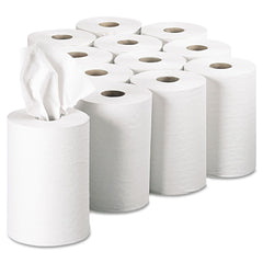 Georgia Pacific Professional Pacific Blue Basic 7.88 in. x 350 ft. 1-Ply Nonperforated Paper Towels - White (12-Rolls/Carton)