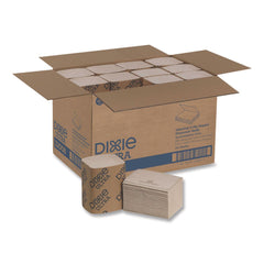 Georgia-Pacific 6.5 in. x 5 in. 2-Ply Interfold Napkin Refills - Brown (6000/Carton)