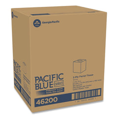 Georgia Pacific Professional 2-Ply Pacific Blue Select Cube Box Facial Tissue - White (36/Carton)