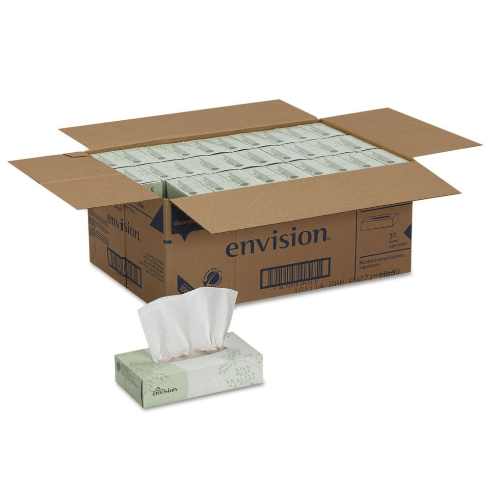 Georgia Pacific Professional 2-Ply Facial Tissue - White (30-Boxes/Carton)