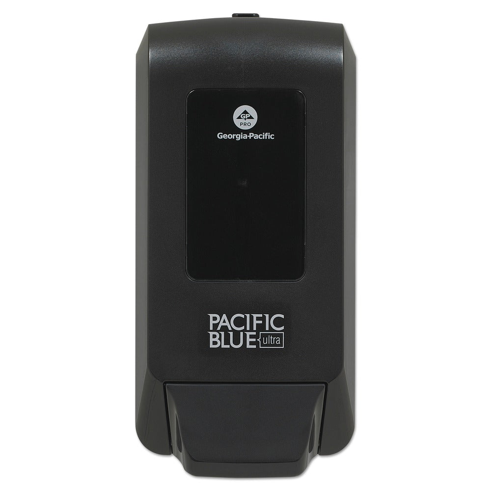 Georgia Pacific Professional 53057 5.6 in. x 4.4 in. x 11.5 in. 1200 mL Pacific Blue Ultra Refill Soap/Sanitizer Dispenser - Black (1/Carton)