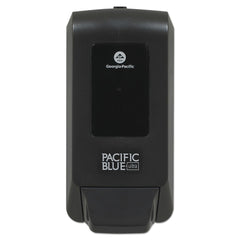 Georgia Pacific Professional 53057 5.6 in. x 4.4 in. x 11.5 in. 1200 mL Pacific Blue Ultra Refill Soap/Sanitizer Dispenser - Black (1/Carton)