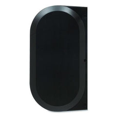 Georgia Pacific Professional 14.06 in. x 6.69 in. x 8.19 in. Compact Vertical 2-Roll Coreless Tissue Dispenser - Black (1/Carton)