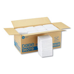 Georgia Pacific Professional 9-1/2 in. x 9-1/2 in. Single-Ply Beverage Napkins - White (4000/Carton)