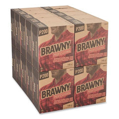 Georgia-Pacific 2-Ply 8 in. x 12-1/2 in. Light-Duty Paper Wipers - White (148/Box, 20 Boxes/Carton)