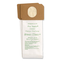 Green Klean GK-Elu-10 Replacement Vacuum Bag (10/Carton)