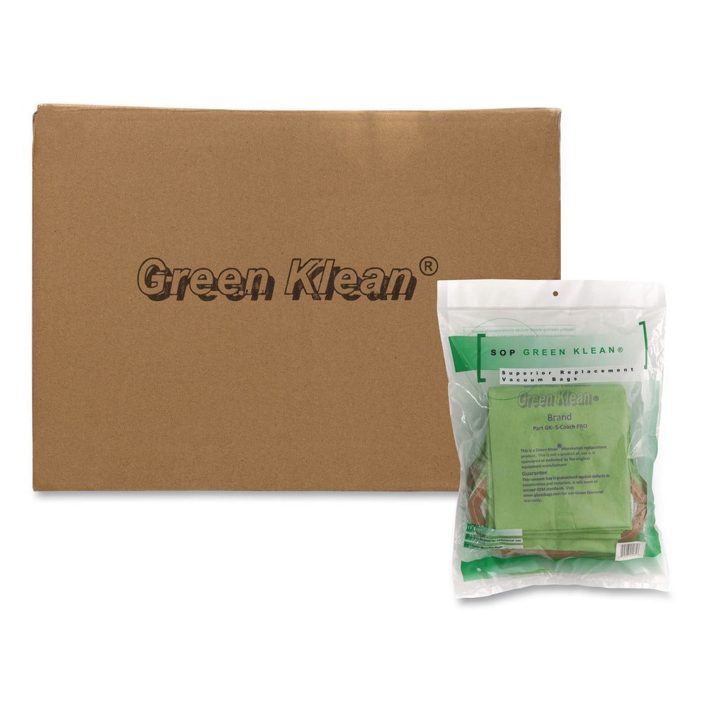 Green Klean GK-S-COACH PRO GK-S-Coach-PRO Replacement Vacuum Bag (10/Carton)
