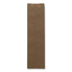 Ross & Wallace Paper Products 020332500PK/BL 4.5 in. x 2.5 in. x 16 in. 35# Basis Weight Merchandise Size Grocery Paper Bags - Brown (500/Bundle)
