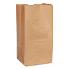 Ross & Wallace Paper Products 4.74 in. x 2.91 in. x 8.66 in. #3 Size Extra-Heavy-Duty Grocery Paper Bags - Kraft (500/Bundle)