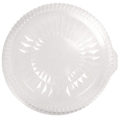 Handi-Foil 4012DL 12 in. Diameter Embossed Plastic Dome Lids Fits 4012/4013 - Clear (25/Carton)