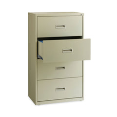 Hirsh Industries 30 in. x 18.62 in. x 52.5 in. 4 Letter/Legal/A4-Size File Drawers Lateral File Cabinet - Putty