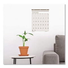 House of Doolittle 12-Month (Jan to Dec): 2026 20 in. x 26 in. Large Print Recycled Monthly Wall Calendar - Beige Sheets