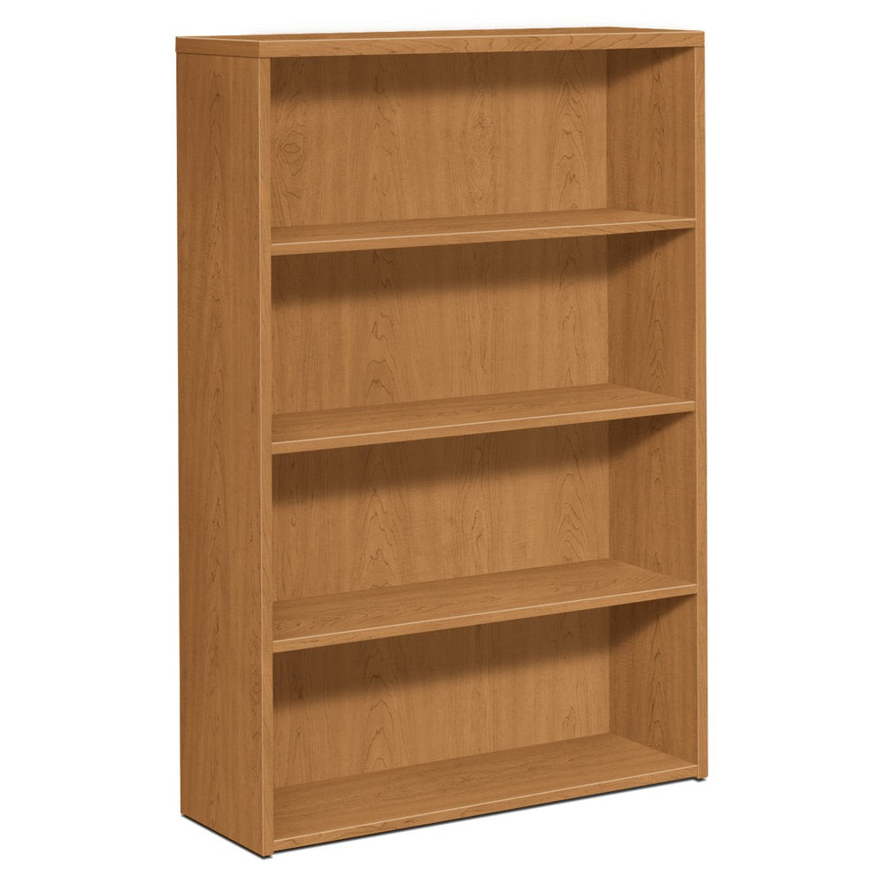 HON 10500 Series 36 in. W x 13.13 in. D x 57.13 in. H 4-Shelf Laminate Bookcase - Harvest