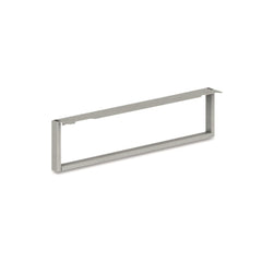 HON Voi 2 in. x 29.75 in. x 7 in. O-Leg Support for Low Credenza - Platinum Metallic
