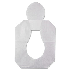 HOSPECO Health Gards 14.25 in. x 16.5 in. Half-Fold Toilet Seat Covers - White (2500/Carton)
