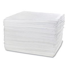 HOSPECO 15 in. x 18 in. 0.14-Gallon TASKBrand Industrial Oil Only Sorbent Pad - White (200/CT)