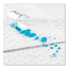 HOSPECO 15 in. x 18 in. 0.14-Gallon TASKBrand Industrial Oil Only Sorbent Pad - White (200/CT)