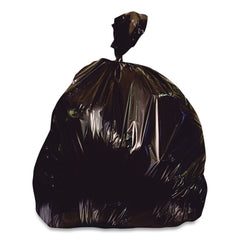 Heritage 40 in. x 46 in. 45 gal. 0.7 mil. Linear Low-Density Can Liners - Black (250/Carton)
