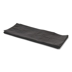 Heritage 46 in. x 50 in. 1.5 mil 56 Gallon Linear Low-Density Can Liners - Black (100/Carton)