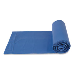 Inteplast Group 60 Gallon 18 mic 40 in. x 48 in. High-Density Commercial Can Liners - Blue (200/Carton)