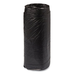 Inteplast Group S243308K 24 in. x 33 in. 8 mic 16 Gallon High-Density Commercial Can Liners - Black (1000/Carton)
