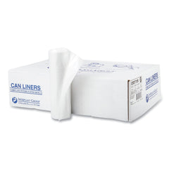 Inteplast Group S303710N 30 in. x 37 in. 10 mic 30 Gallon High-Density Commercial Can Liners - Clear (500/Carton)