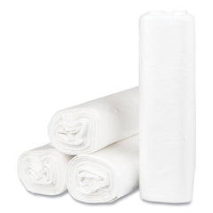 Inteplast Group S334013N 33 in. x 40 in. 13 mic 33 Gallon High-Density Commercial Can Liners - Clear (500/Carton)