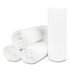 Inteplast Group 55 gal. 17 microns 36 in. x 60 in. High-Density Interleaved Commercial Can Liners - Clear (200/Carton)