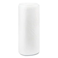 Inteplast Group S386022N 60 gal. 22 microns 38 in. x 60 in. High-Density Interleaved Commercial Can Liners - Clear (25 Bags/Roll, 6 Rolls/Carton)