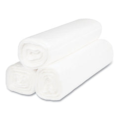 Inteplast Group 45 gal. 14 microns 40 in. x 48 in. High-Density Interleaved Commercial Can Liners - Clear (25 Bags/Roll, 10 Rolls/Carton)