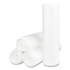 Inteplast Group S434814N 60 gal. 14 microns 43 in. x 48 in. High-Density Commercial Can Liners - Natural (200/Carton)