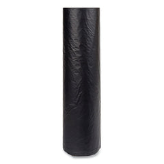 Inteplast Group S434816K 60 gal. 16 microns 43 in. x 48 in. High-Density Interleaved Commercial Can Liners - Black (25 Bags/Roll, 8 Rolls/Carton)