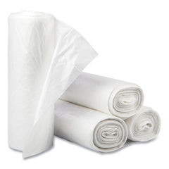 Inteplast Group 16 gal. 0.35 mil 24 in. x 33 in. Low-Density Commercial Can Liners - Clear (50 Bags/Roll, 20 Rolls/Carton)