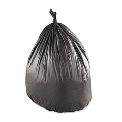 Inteplast Group 43 in. x 47 in. 1.15 mil 55 Gallon Low-Density Commercial Can Liners - Black (100/Carton)