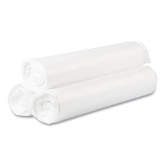 Inteplast Group VALH4048N16 High-Density 45 Gallon 40 in. x 46 in. Commercial Can Liners - Natural (250/Carton)