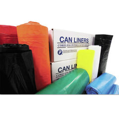 Inteplast Group 1000/Carton 24 x 24 7-10 gal .35 mil Institutional Low-Density Can Liners - Black