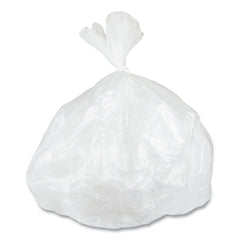 Inteplast Group Low-Density 16 Gallon 24 in. x 32 in. Commercial Can Liners - White (500/Carton)