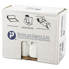 Inteplast Group WSL3036XHW 30 Gallon.8 mil 30 in. x 36 in. Low Density Can Liner - White (200/Carton)