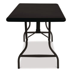 Iceberg 16631 iGear 30 in. x 96 in. Polyester Fabric Table Top Cap Cover - Black