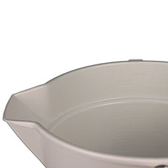 Impact 10.63 in. Diameter 10 quart Polypropylene Deluxe Heavy-Duty Bucket - Gray