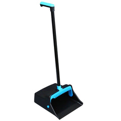 Impact 12.32 in. Wide 31.84 in. Aluminum Handle Plastic LobbyMaster Dust Pan - Blue/Black (6/Carton)