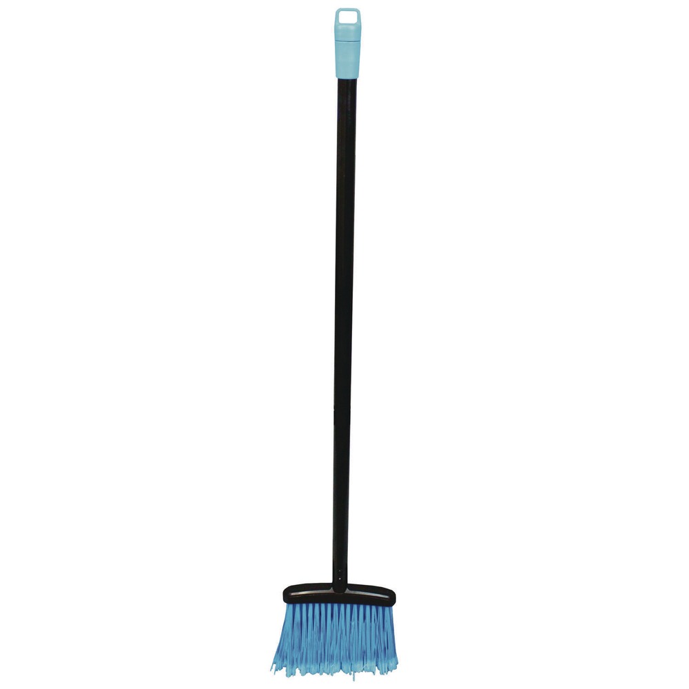 Impact T0015-01 36.86 in. Lobby Dust Pan Broom - Black/Blue (12/Carton)