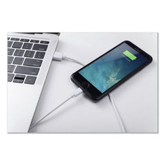 Innovera 10 ft. USB Apple Lightning Cable - White
